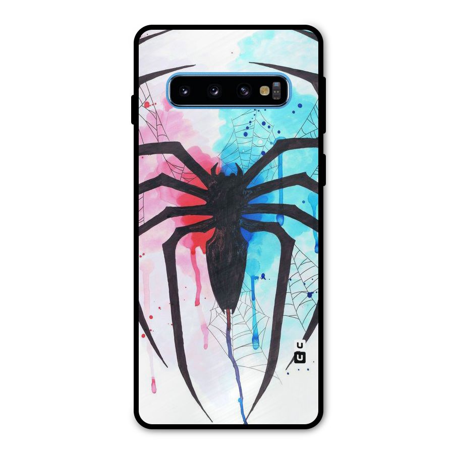 Colorful Web Metal Back Case for Galaxy S10