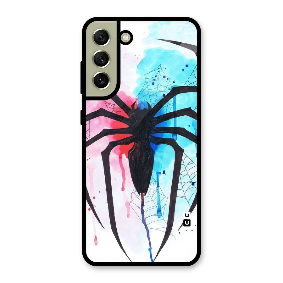 Colorful Web Metal Back Case for Galaxy S21 FE 5G (2023)