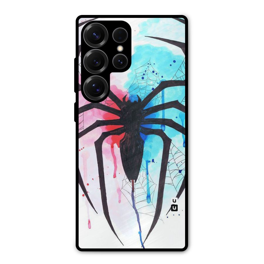 Colorful Web Metal Back Case for Galaxy S25 Ultra