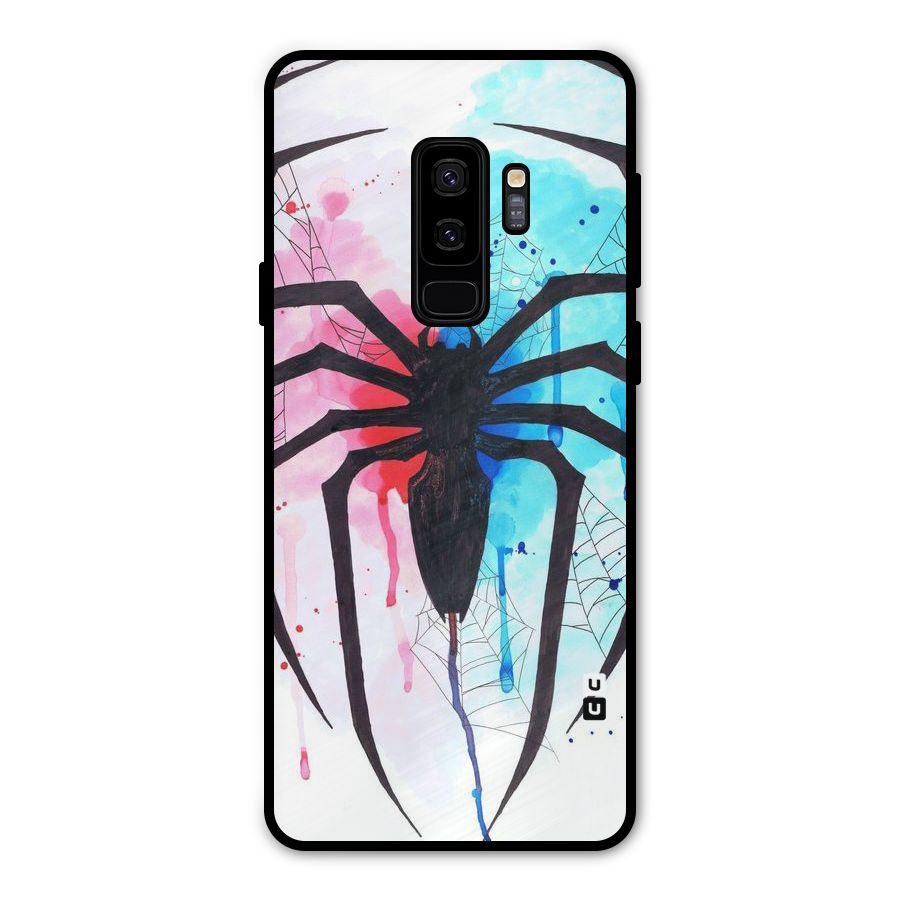 Colorful Web Metal Back Case for Galaxy S9 Plus
