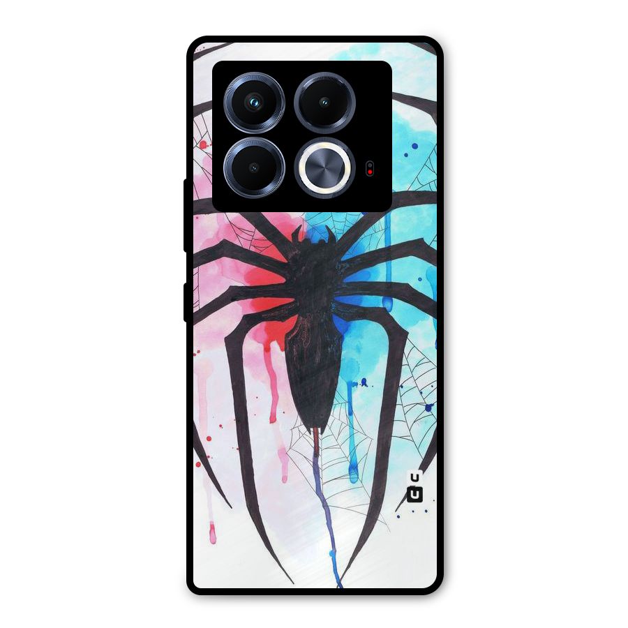 Colorful Web Metal Back Case for Infinix Note 40 5G