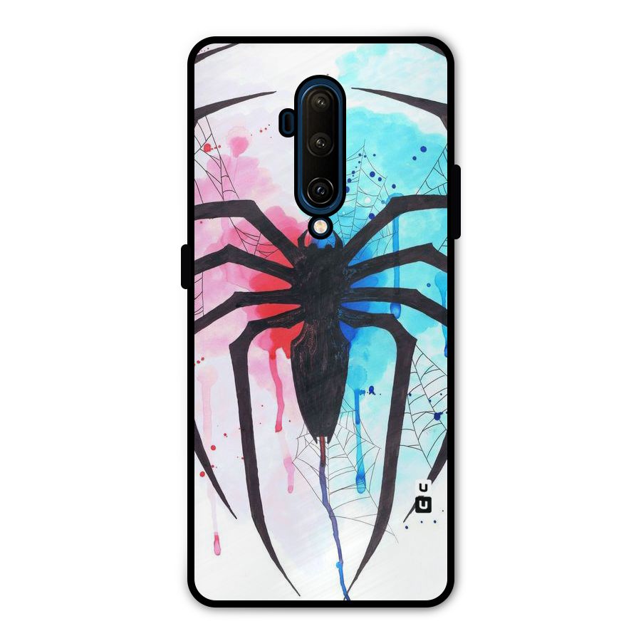 Colorful Web Metal Back Case for OnePlus 7T Pro