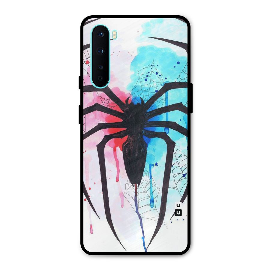 Colorful Web Metal Back Case for OnePlus Nord