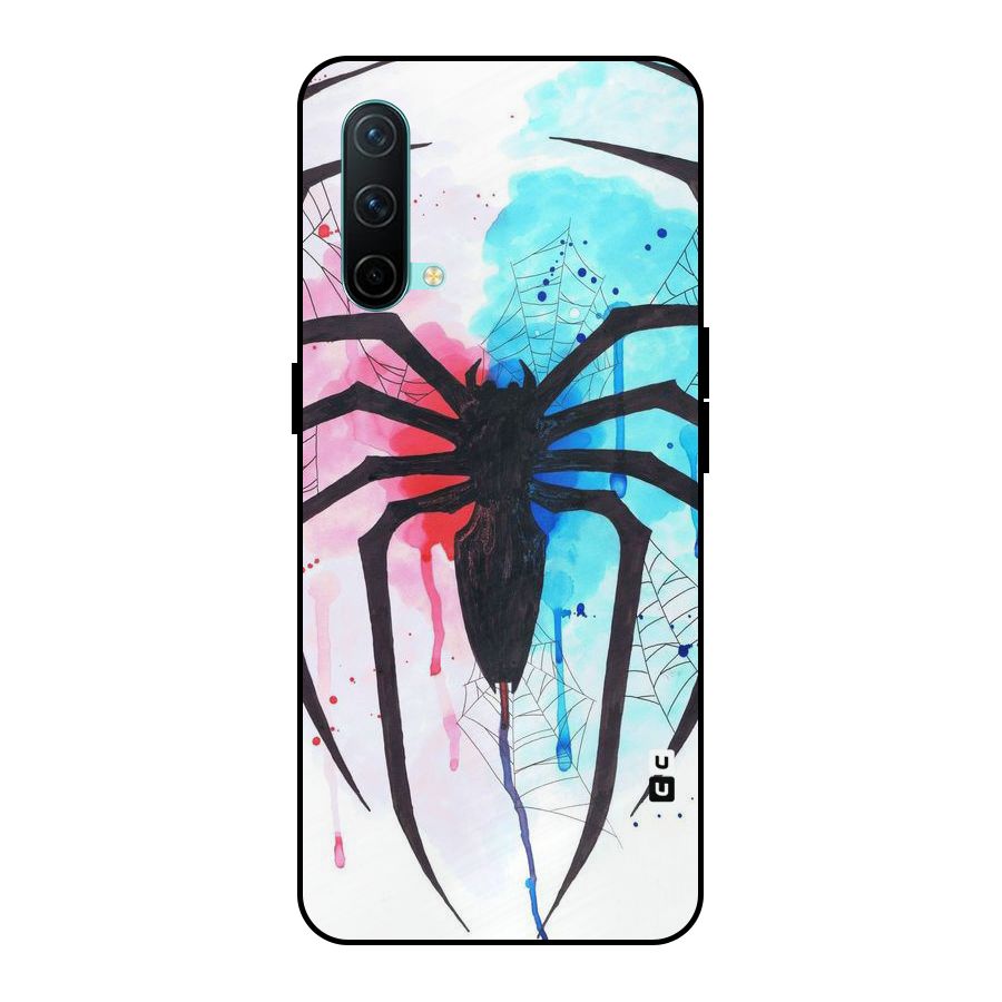 Colorful Web Metal Back Case for OnePlus Nord CE 5G