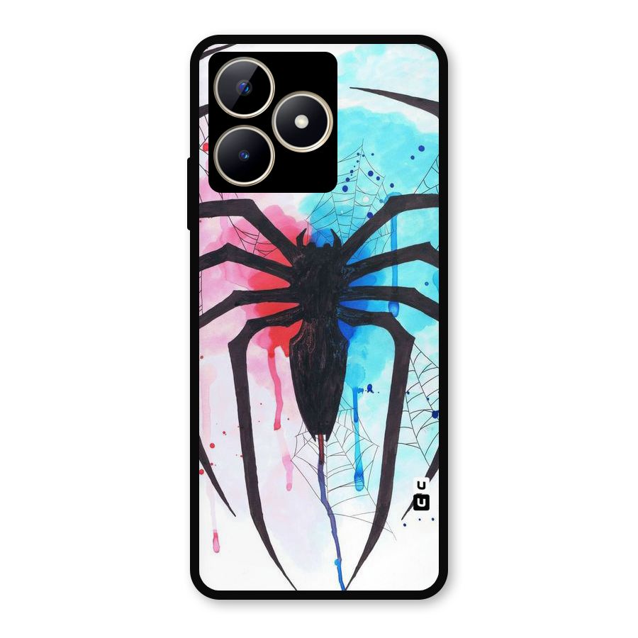 Colorful Web Metal Back Case for Realme C53