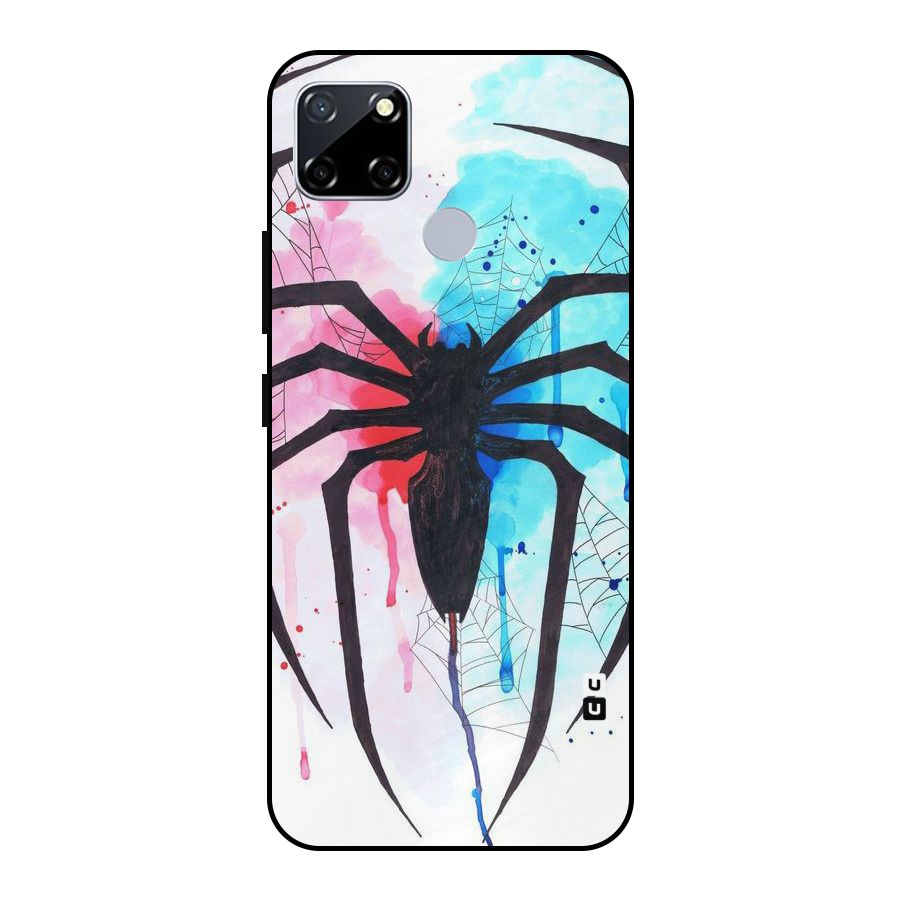 Colorful Web Metal Back Case for Realme Narzo 20