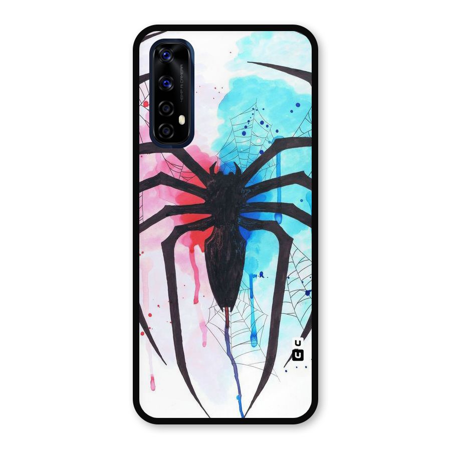 Colorful Web Metal Back Case for Realme Narzo 20 Pro