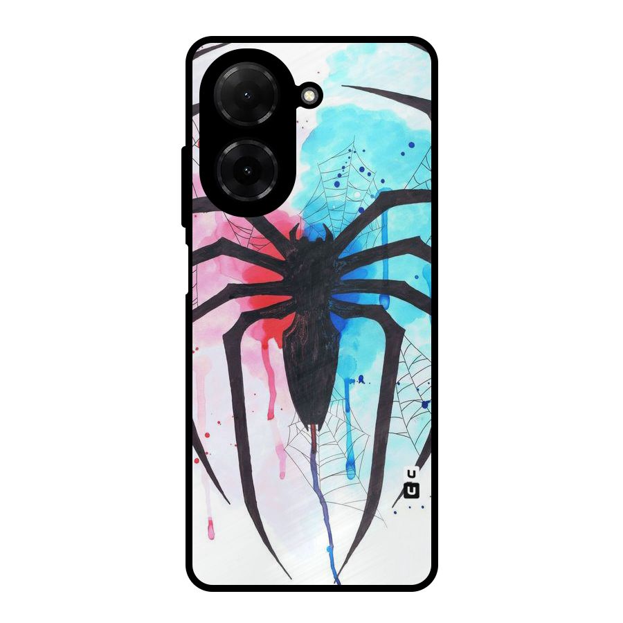 Colorful Web Metal Back Case for Redmi A5 4G