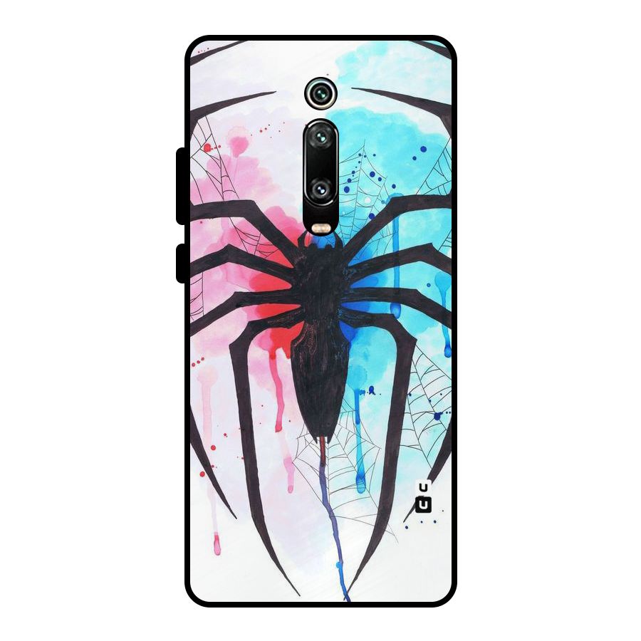 Colorful Web Metal Back Case for Redmi K20