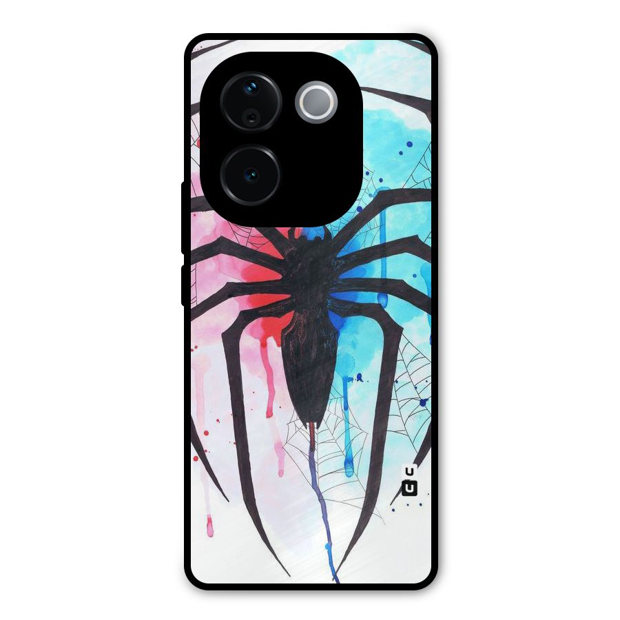 Colorful Web Metal Back Case for Vivo T3 Pro