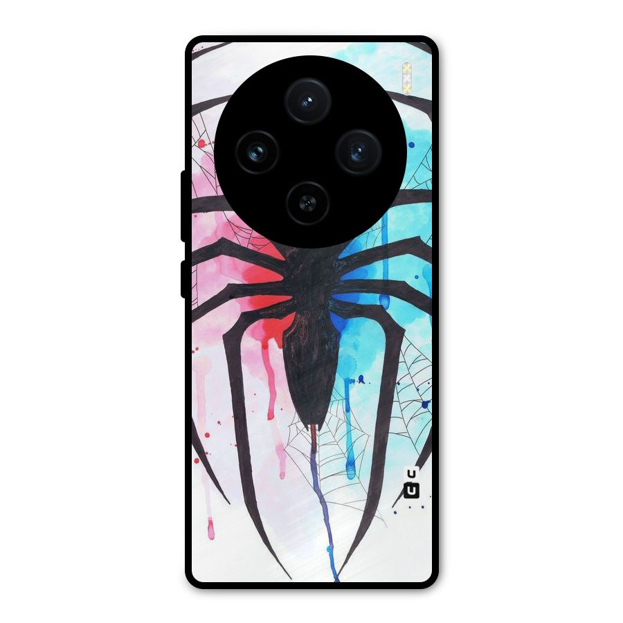 Colorful Web Metal Back Case for Vivo X100
