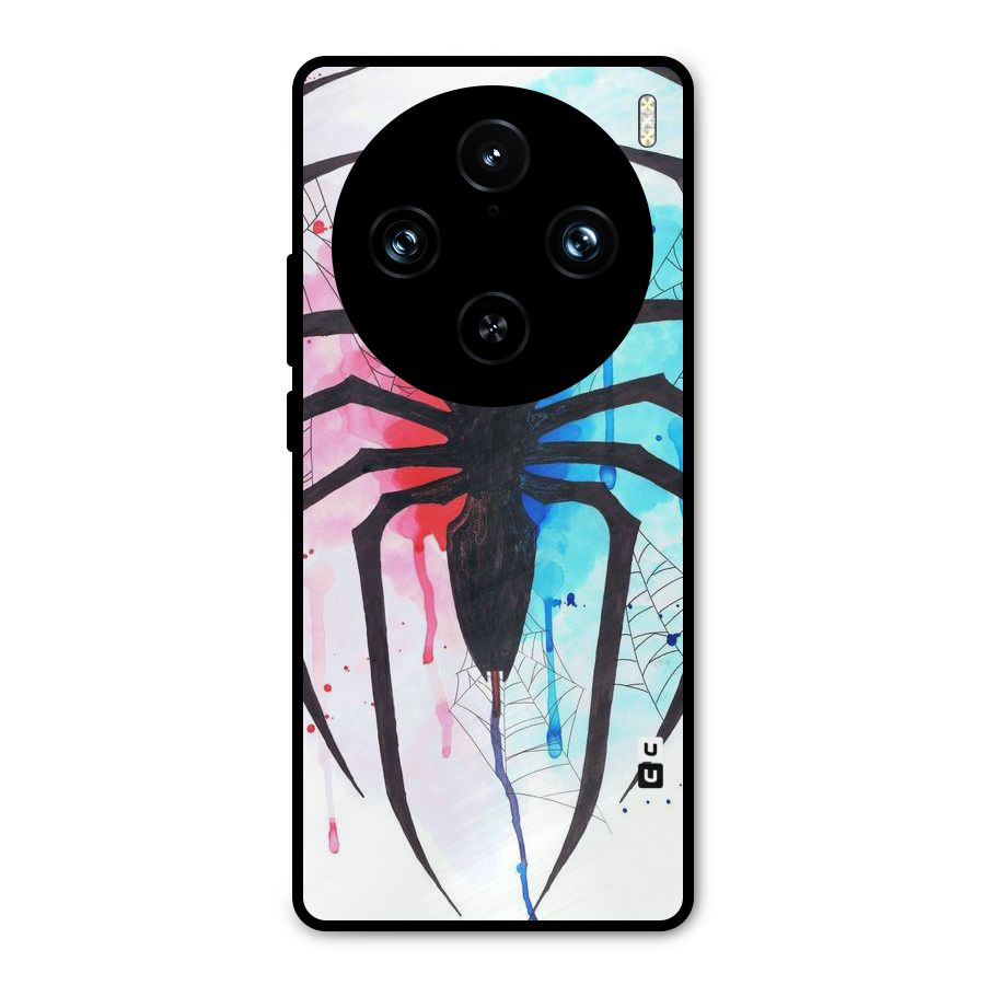 Colorful Web Metal Back Case for Vivo X100 Pro