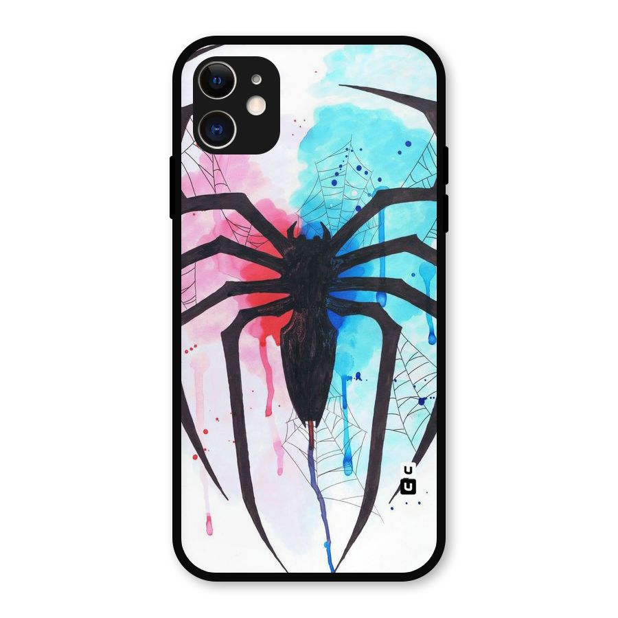 Colorful Web Metal Back Case for iPhone 11