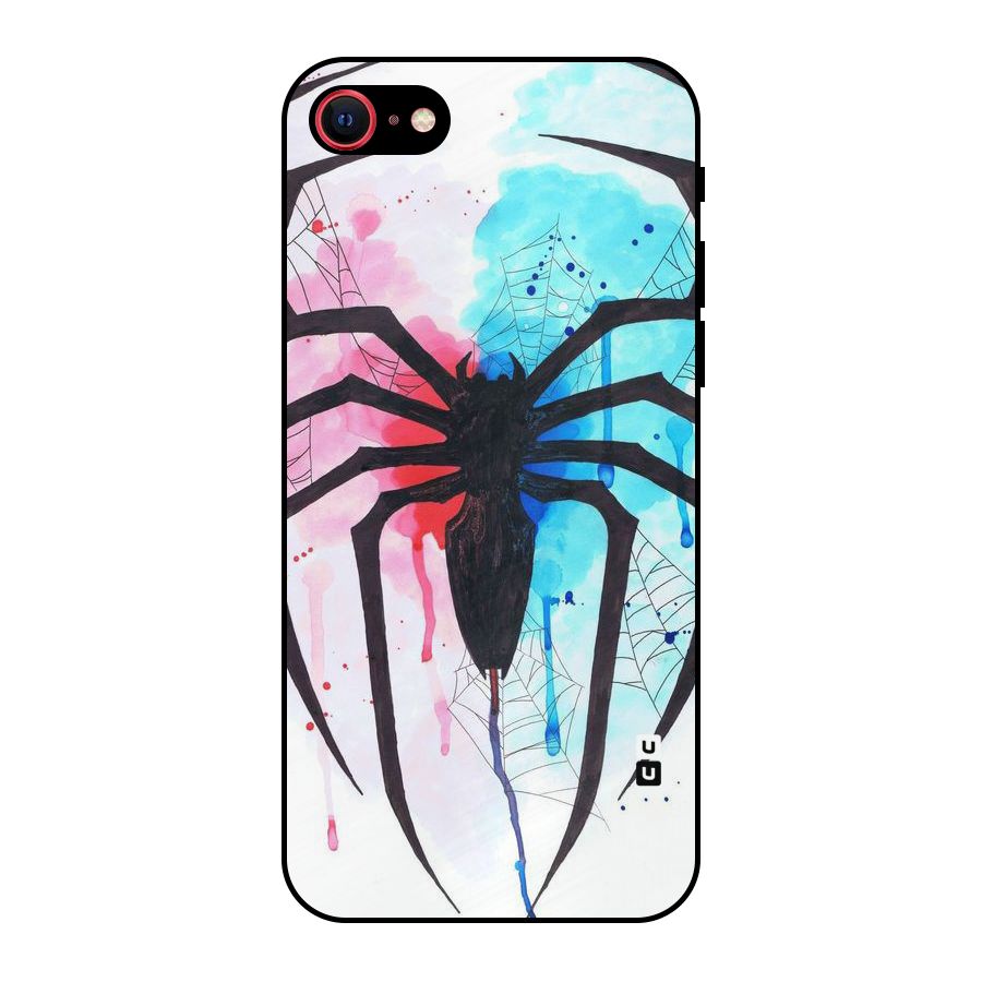 Colorful Web Metal Back Case for iPhone 7