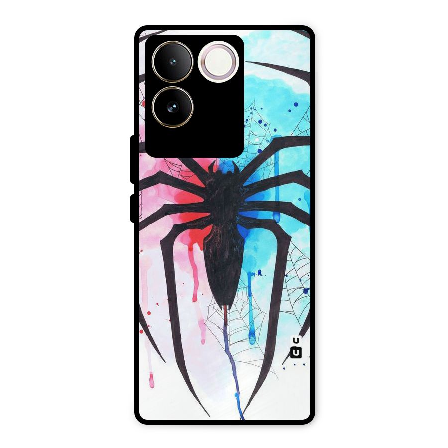 Colorful Web Metal Back Case for iQOO Z7 Pro