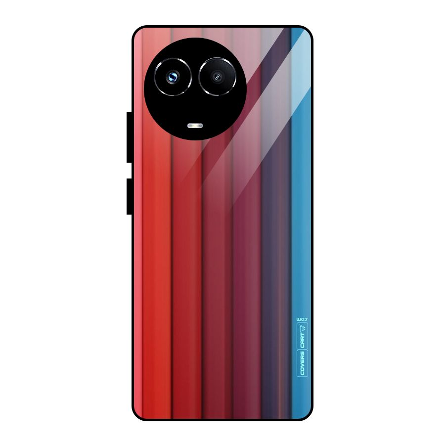 Colour Palette Glass Back Case for Realme Narzo 60X