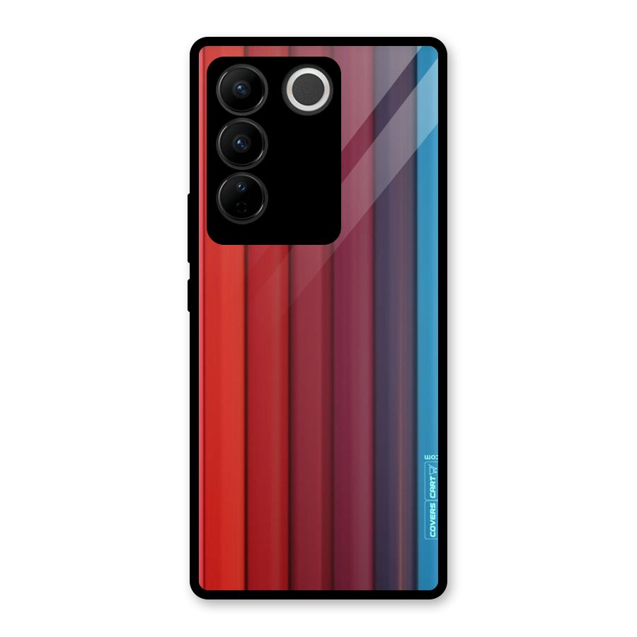 Colour Palette Glass Back Case for Vivo V27