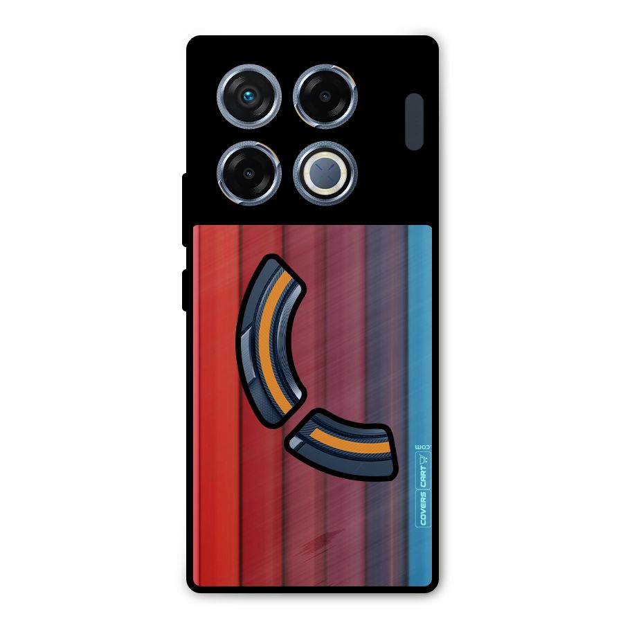 Colour Palette Metal Back Case for Infinix GT 20 Pro