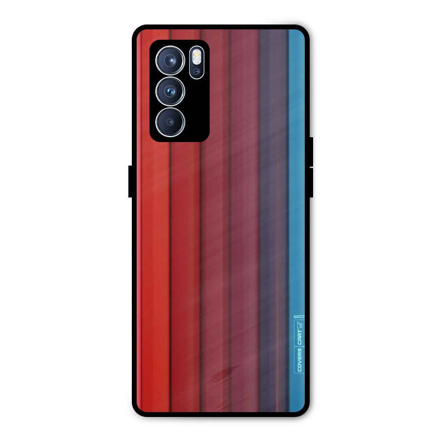 Colour Palette Metal Back Case for Oppo Reno6 Pro 5G