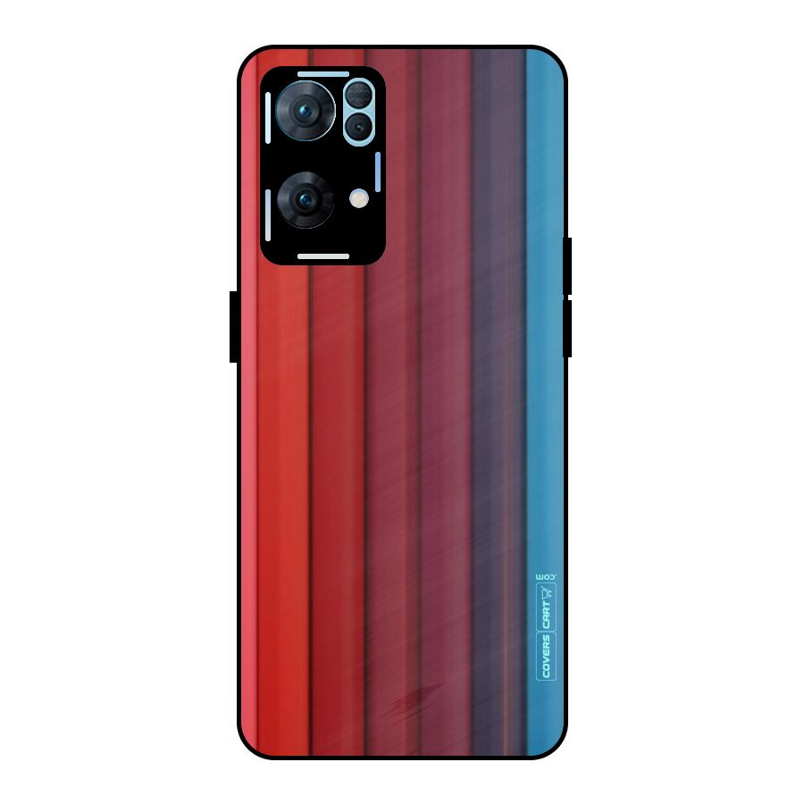 Colour Palette Metal Back Case for Oppo Reno7 Pro 5G