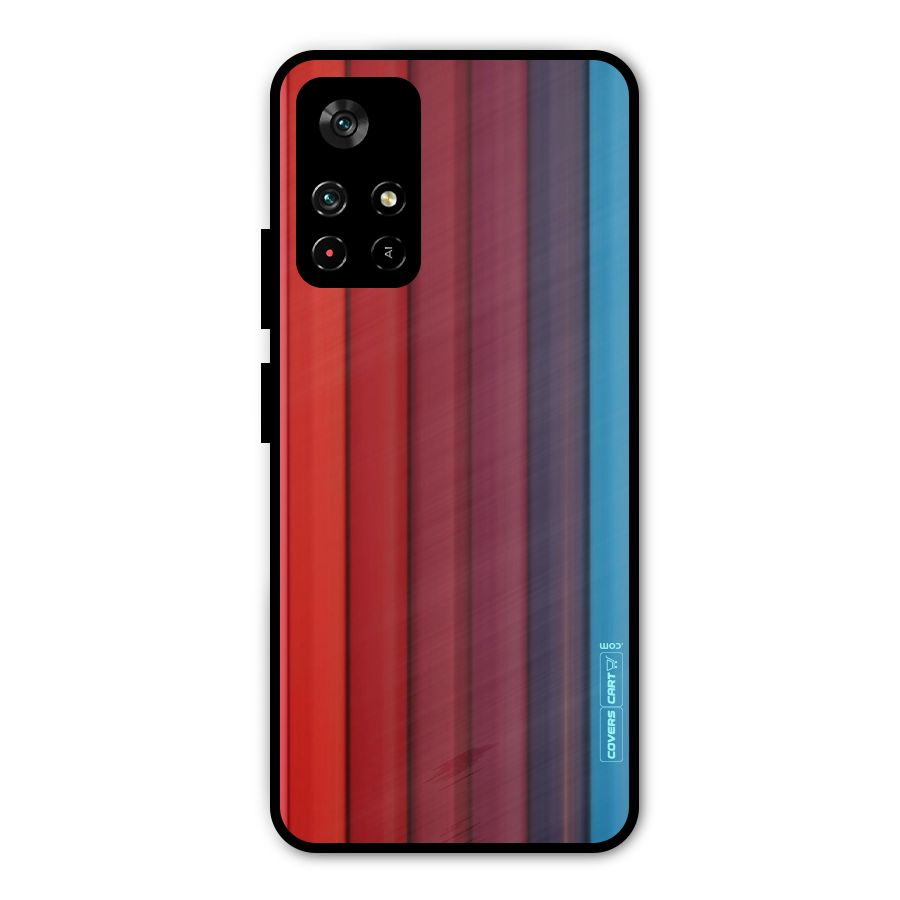 Colour Palette Metal Back Case for Redmi Note 11T 5G