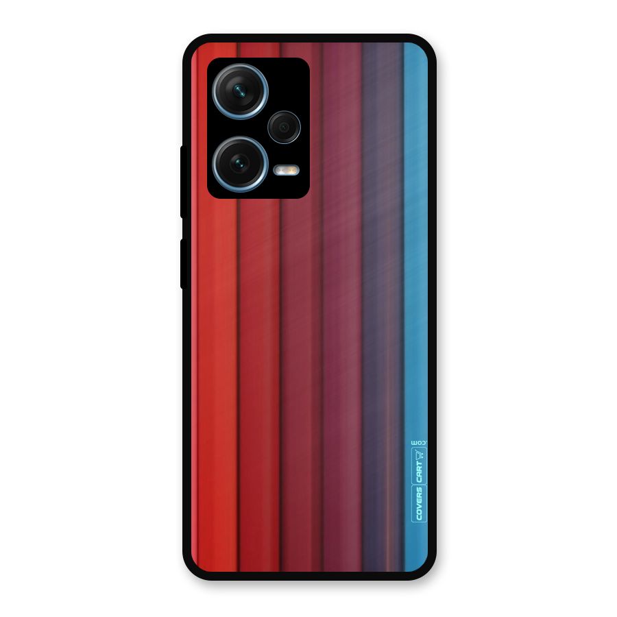 Colour Palette Metal Back Case for Redmi Note 12 Pro Plus 5G