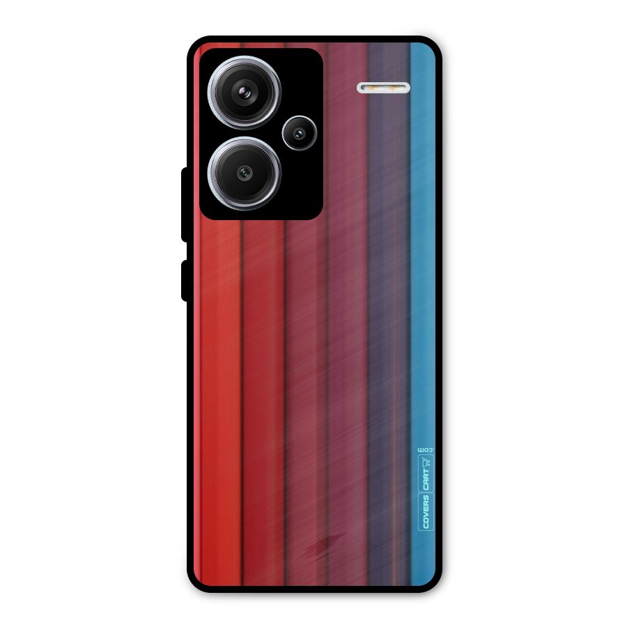 Colour Palette Metal Back Case for Redmi Note 13 Pro Plus