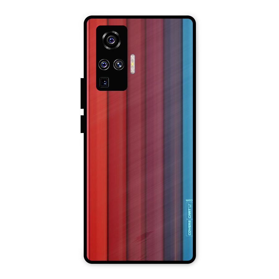 Colour Palette Metal Back Case for Vivo X50 Pro