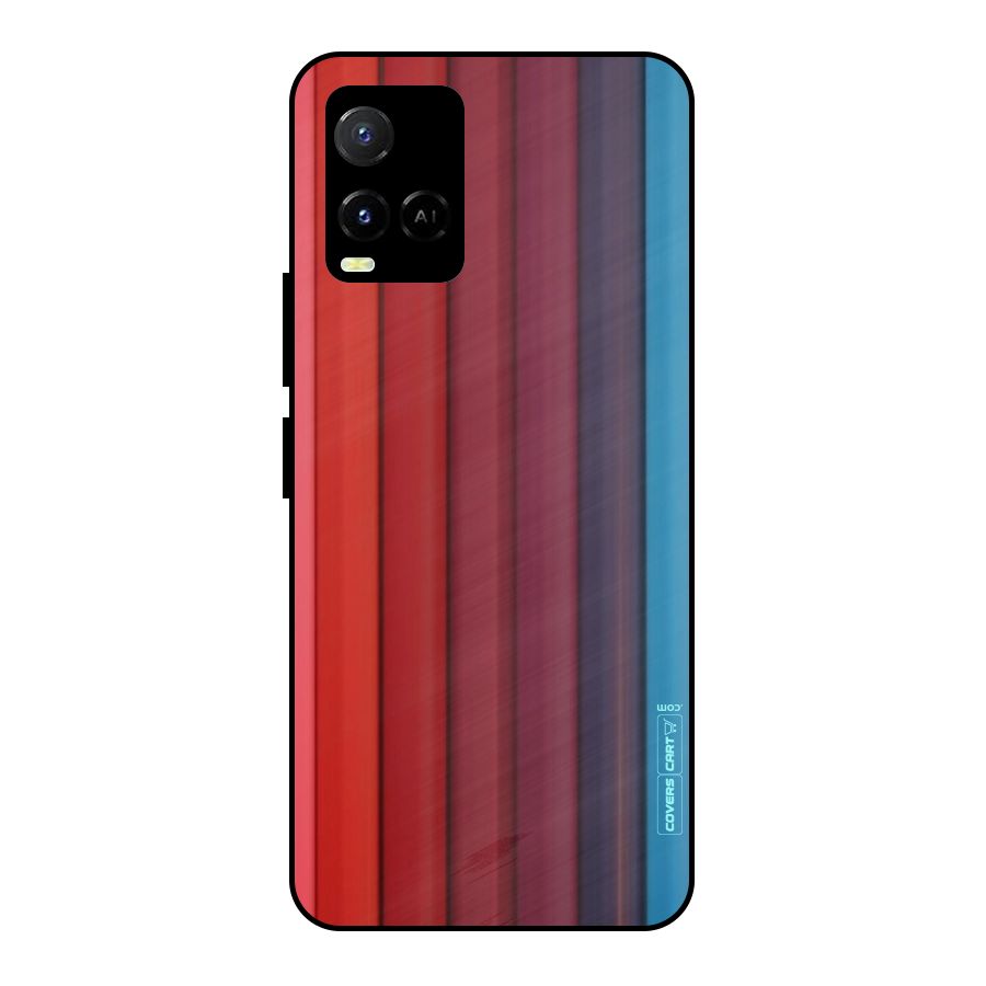 Colour Palette Metal Back Case for Vivo Y21A