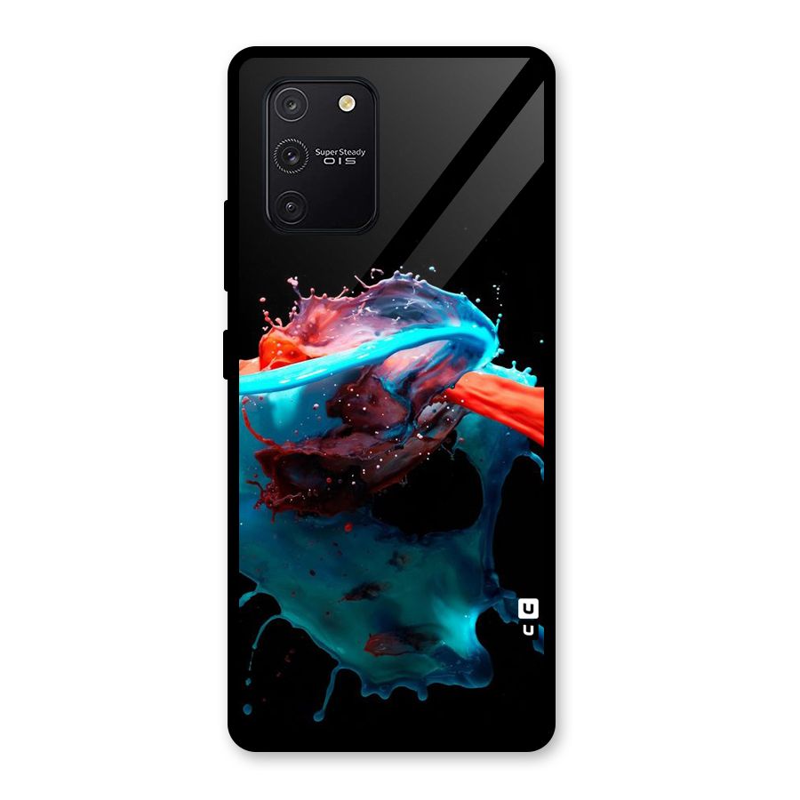 Colour War Glass Back Case for Galaxy S10 Lite