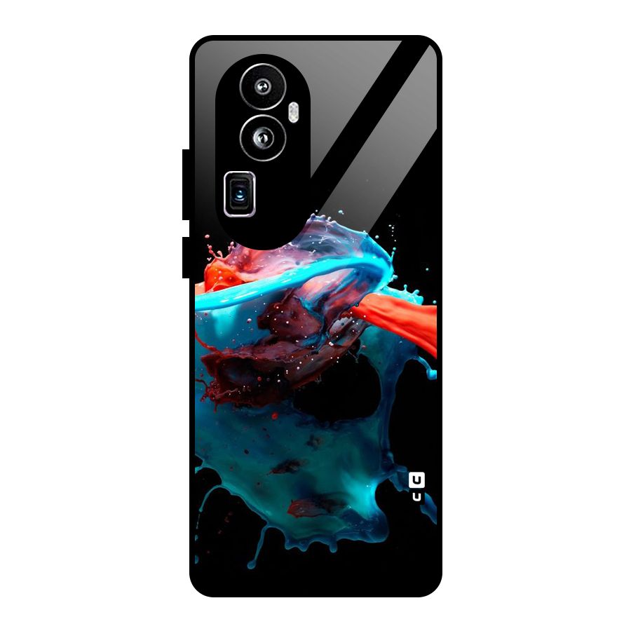 Colour War Glass Back Case for Oppo Reno10 Pro Plus