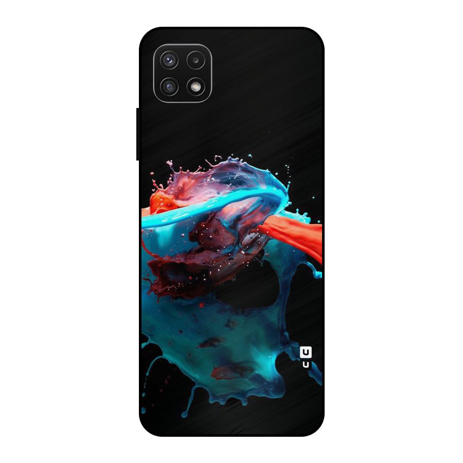 Colour War Metal Back Case for Galaxy A22 5G