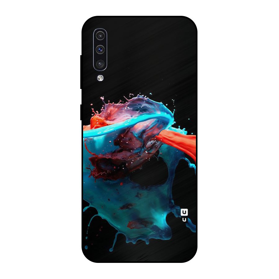 Colour War Metal Back Case for Galaxy A30s