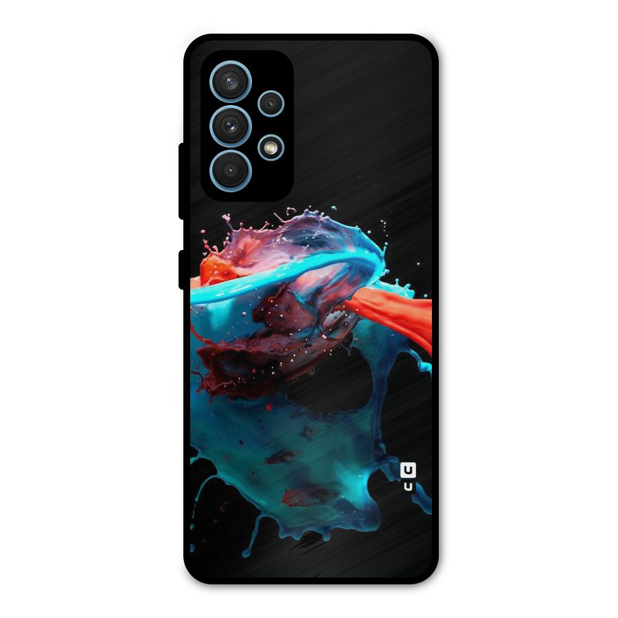 Colour War Metal Back Case for Galaxy A32