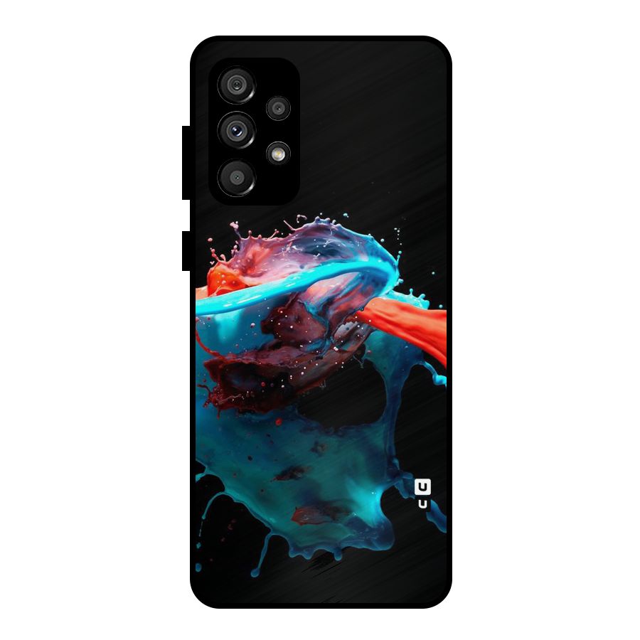 Colour War Metal Back Case for Galaxy A73 5G
