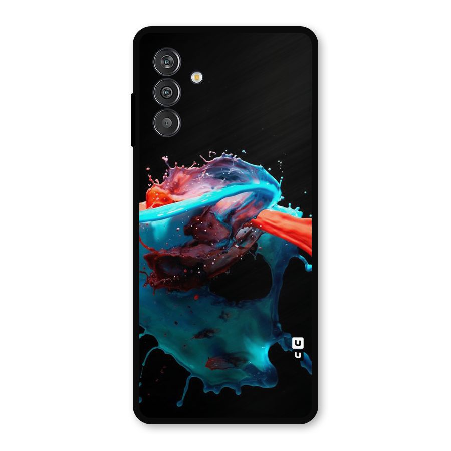 Colour War Metal Back Case for Galaxy F13