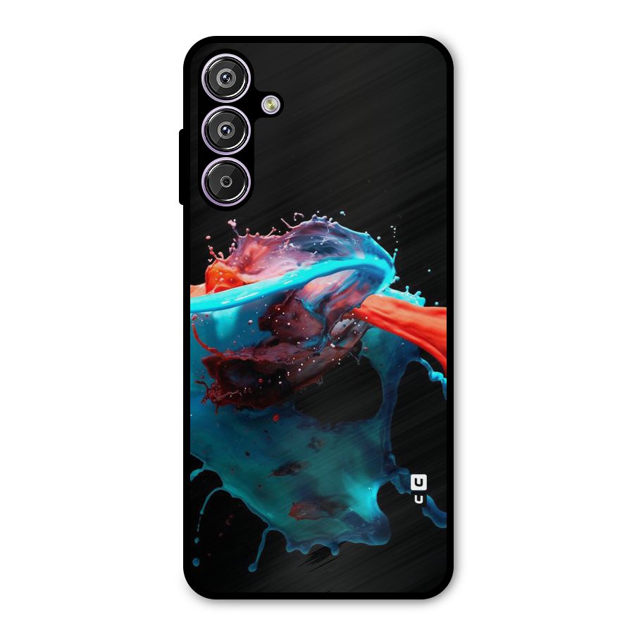 Colour War Metal Back Case for Galaxy M15