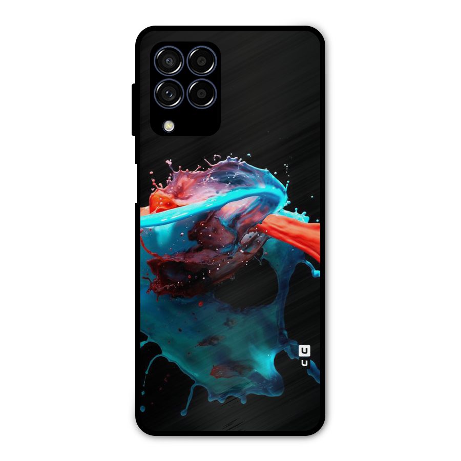 Colour War Metal Back Case for Galaxy M53 5G