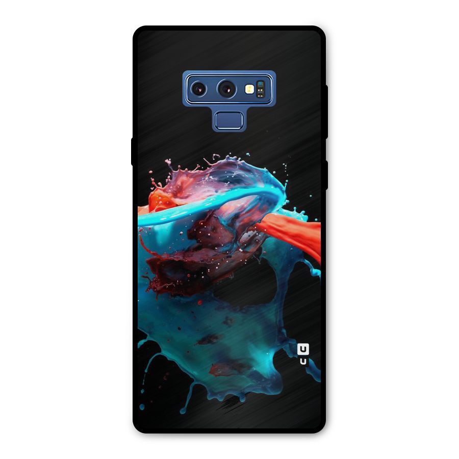 Colour War Metal Back Case for Galaxy Note 9