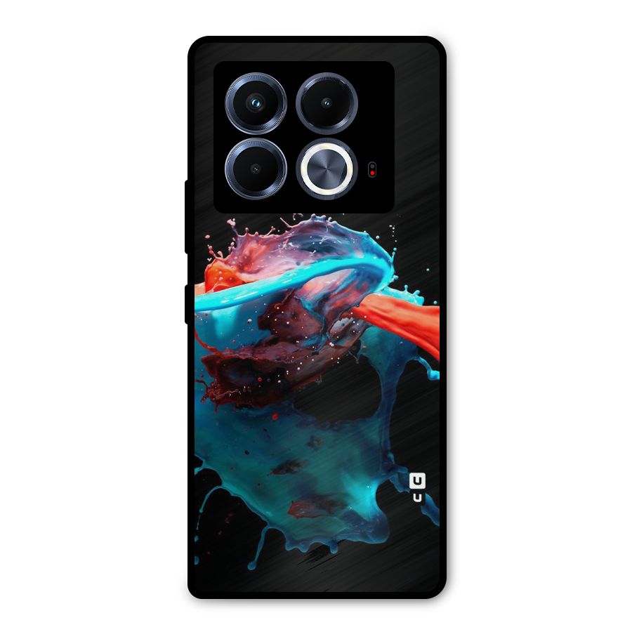 Colour War Metal Back Case for Infinix Note 40 5G