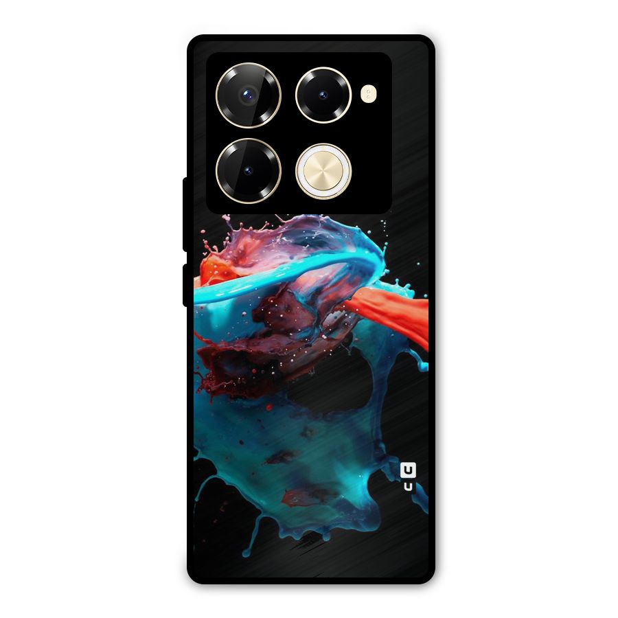 Colour War Metal Back Case for Infinix Note 40 Pro Plus