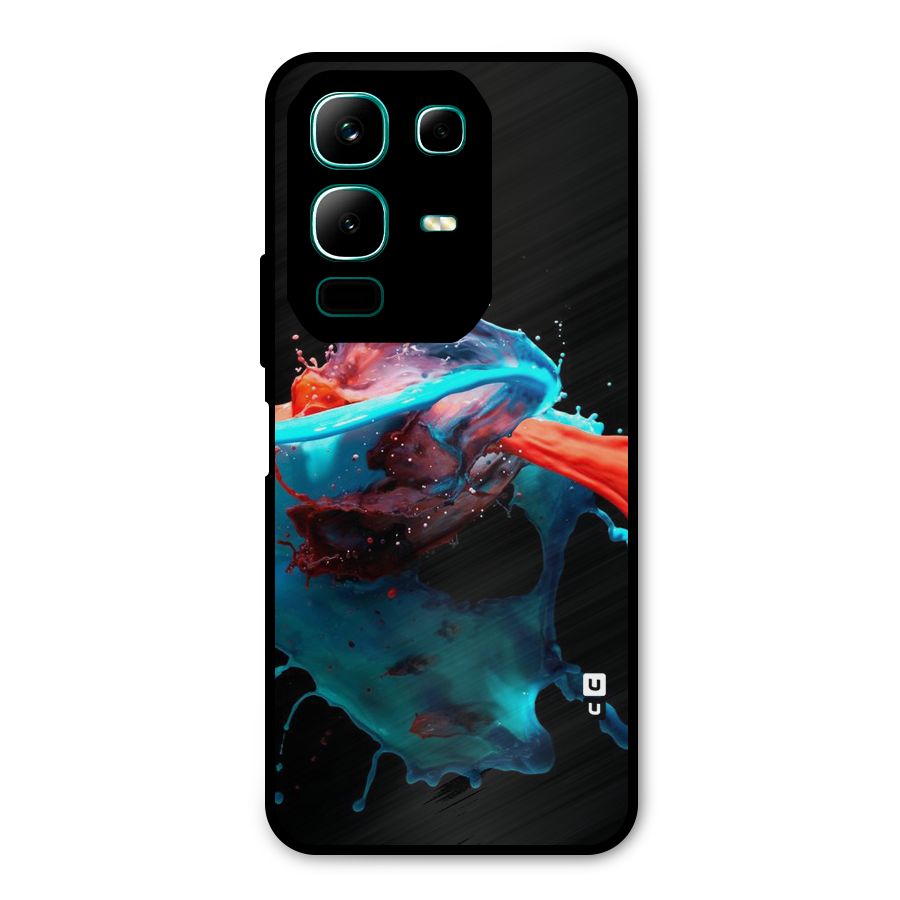 Colour War Metal Back Case for Infinix Note 50x
