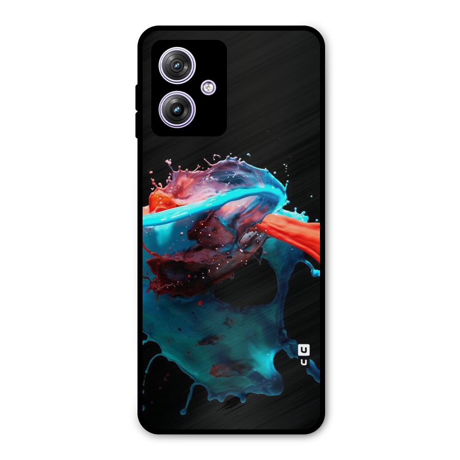 Colour War Metal Back Case for Moto G64