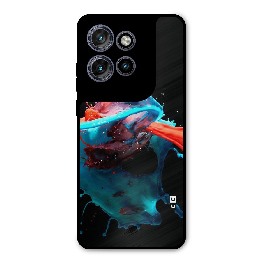 Colour War Metal Back Case for Motorola Edge 50 Neo