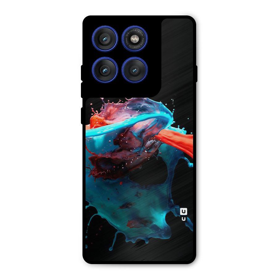 Colour War Metal Back Case for Motorola Edge 60 Pro