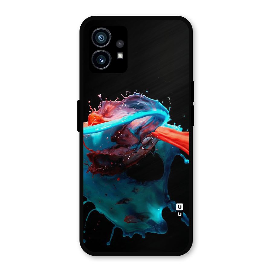 Colour War Metal Back Case for Nothing Phone 1