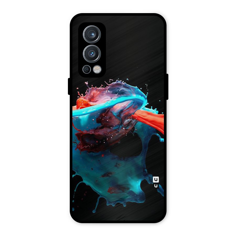 Colour War Metal Back Case for OnePlus Nord 2 5G