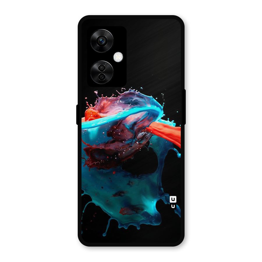 Colour War Metal Back Case for OnePlus Nord CE 3 Lite