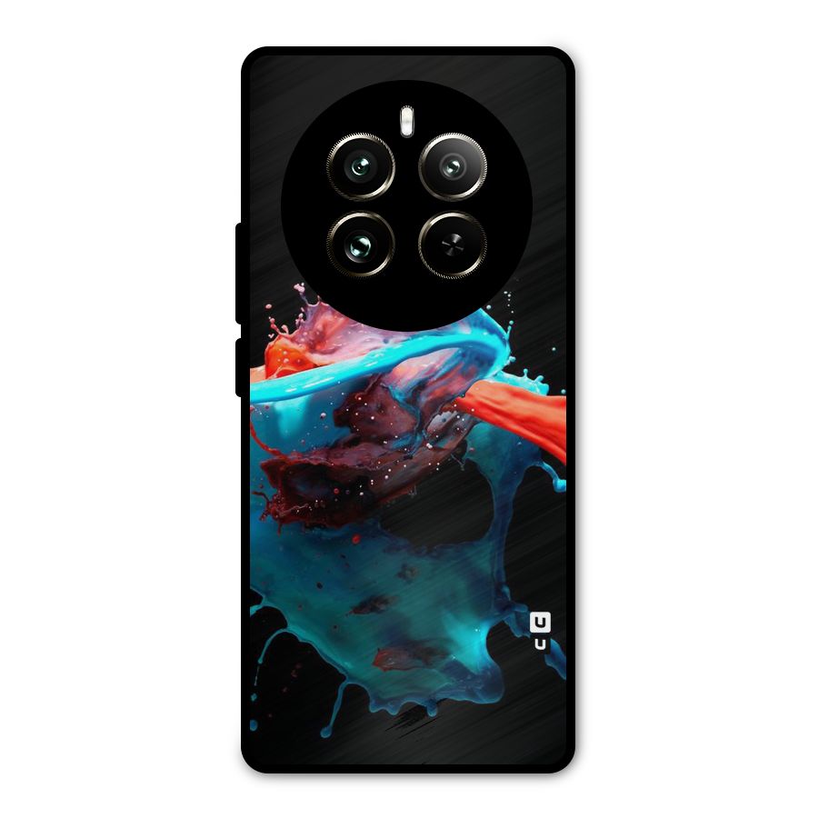Colour War Metal Back Case for Realme 12 Pro