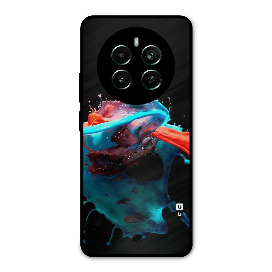 Colour War Metal Back Case for Realme 12 Pro Plus